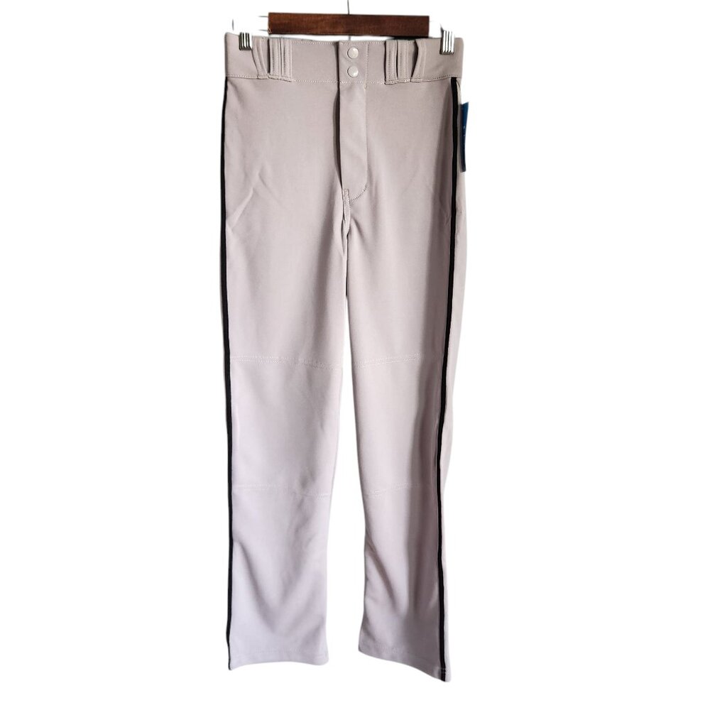CHAMPRO Pants Large Boys Youth 3 Pair Grey MVP Open Bottom Baseball Pant - Picture 2 of 11